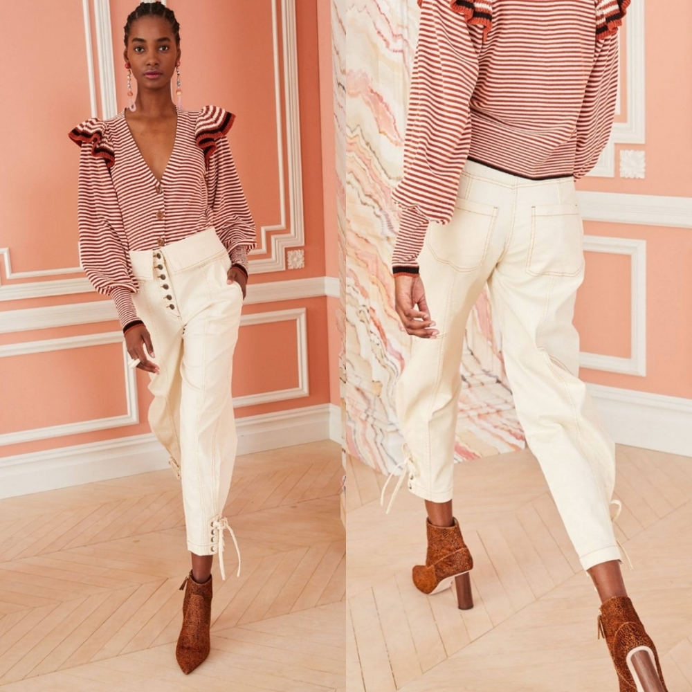 Ulla Johnson Kingston Jeans Cream